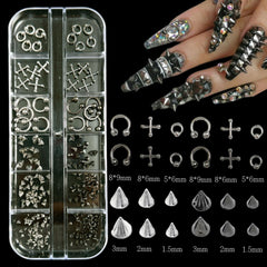 BANA ART: granos caviar plata para acentos de uñas