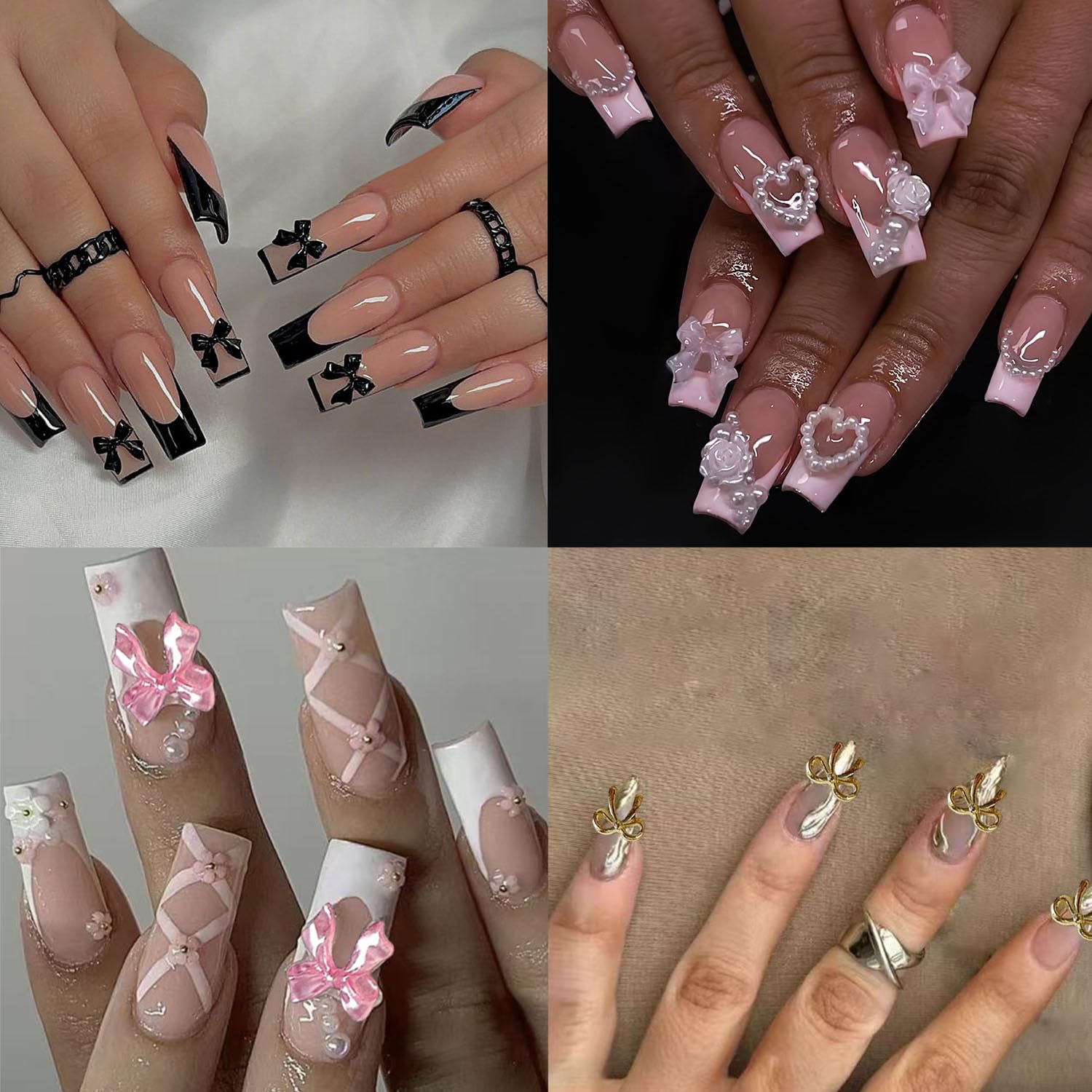 Diversos tamaños de lazos para crear detalles elegantes