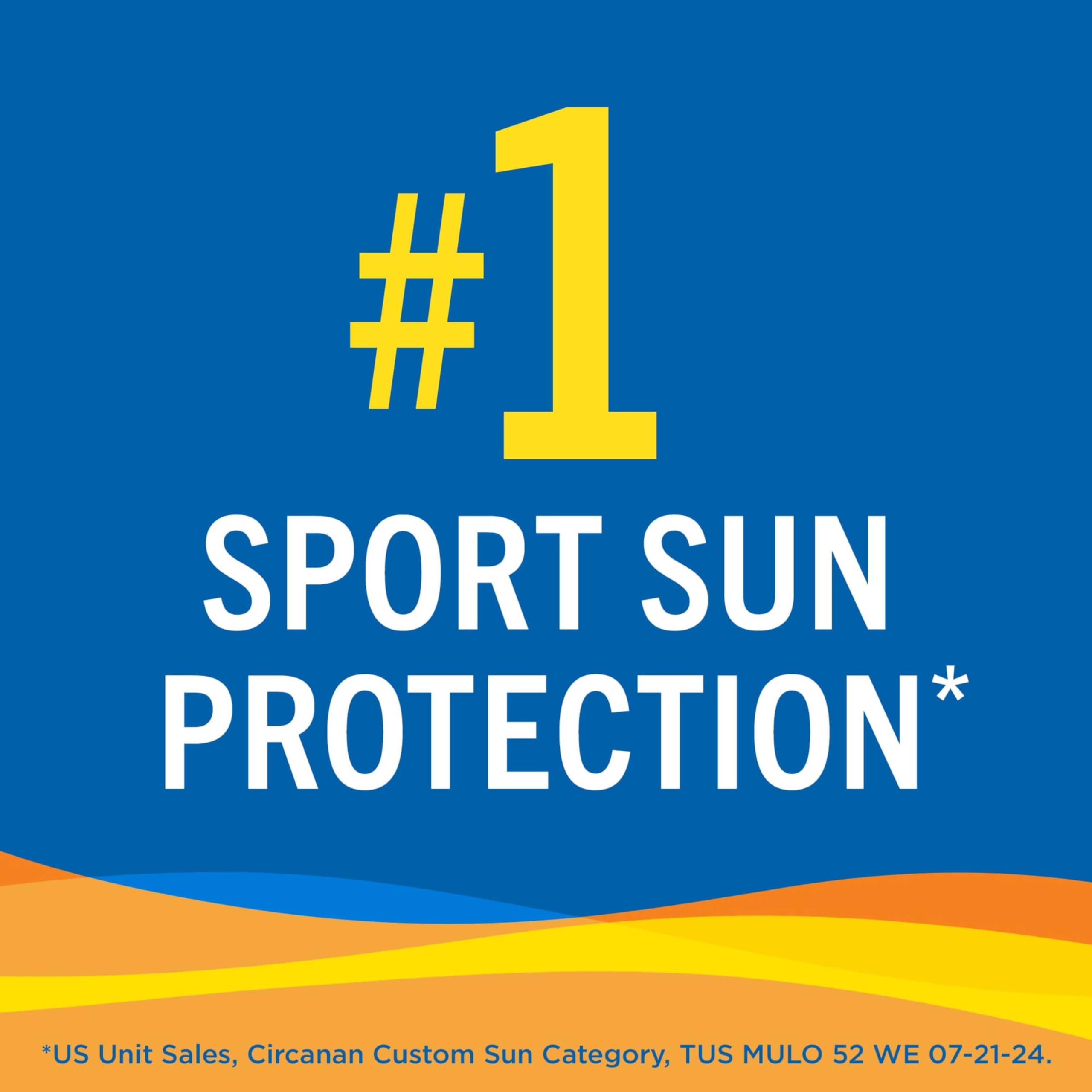 Banana Boat Sport SPF50, fórmula libre de oxybenzone y octinoxato para uso seguro.
