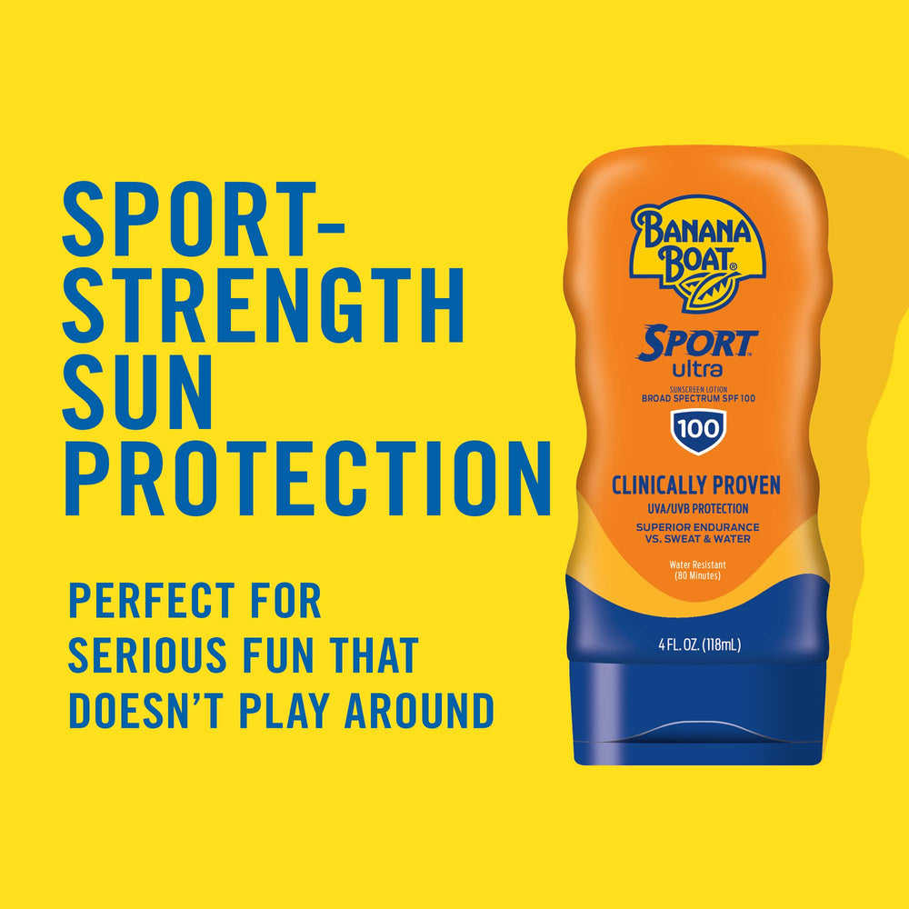 Absorption rapide Banana Boat Sport Ultra SPF 100 sans film gras
