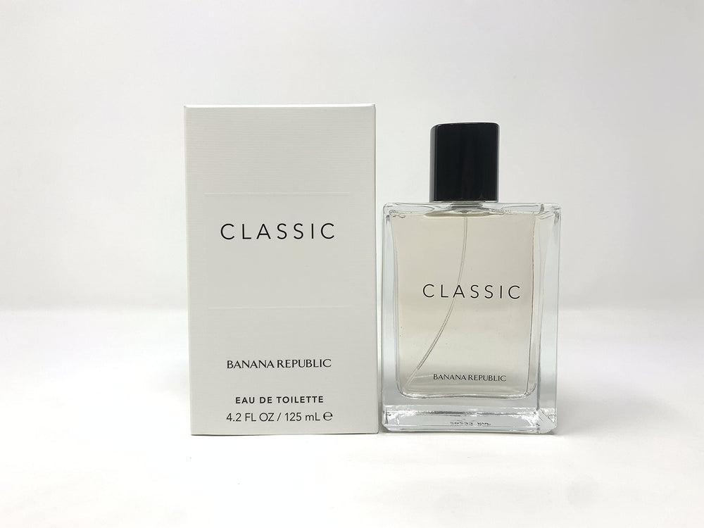 Banana Republic Classic: base de jengibre y almizcle blanco, sensación cálida.