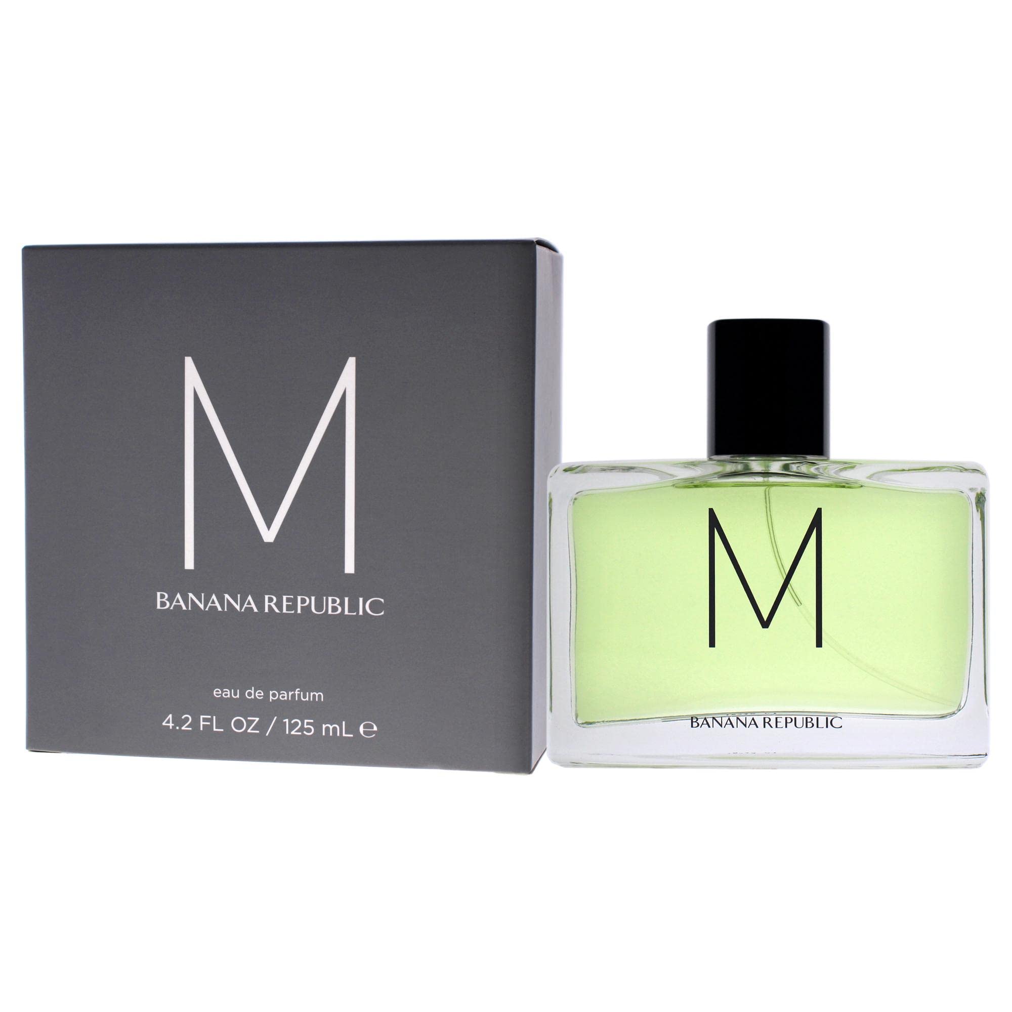 Banana Republic M EDP maderas y almizcle, aroma duradero para la noche.