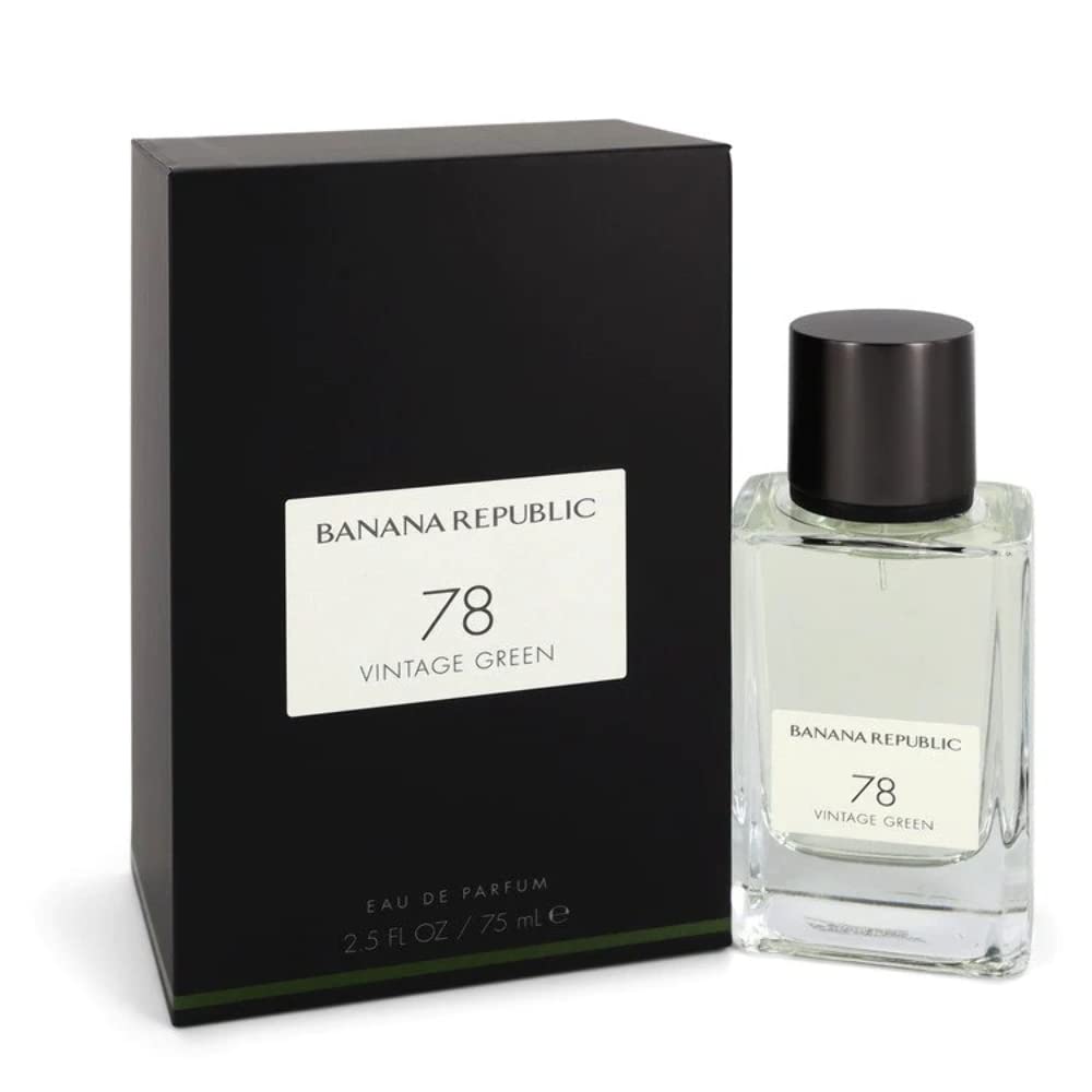 Banana Republic Vintage Green 78, frasco de fragancia, ideal para uso diario y sensación fresca.