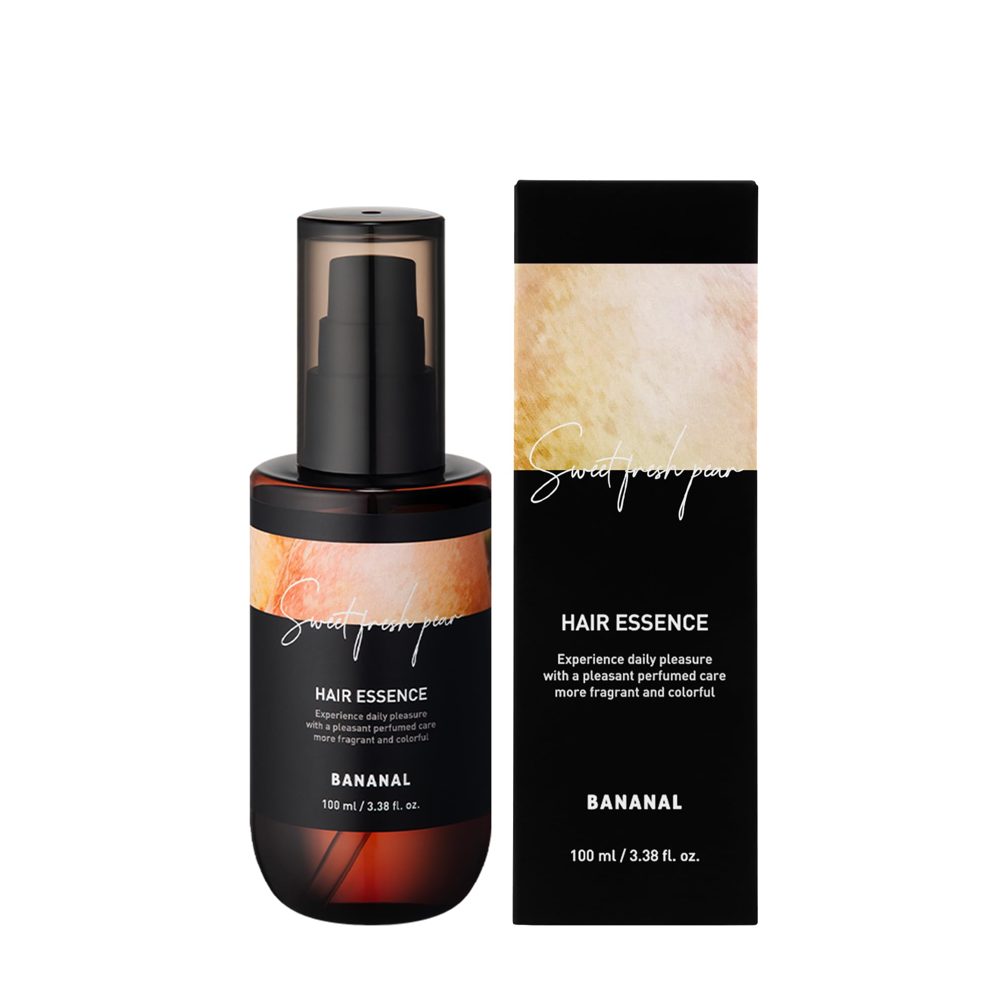 BANANAL botella de 100 ml con aceite perfume para cabello, aplicación suave para brillo saludable.
