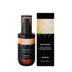 BANANAL botella de 100 ml con aceite perfume para cabello, aplicación suave para brillo saludable.