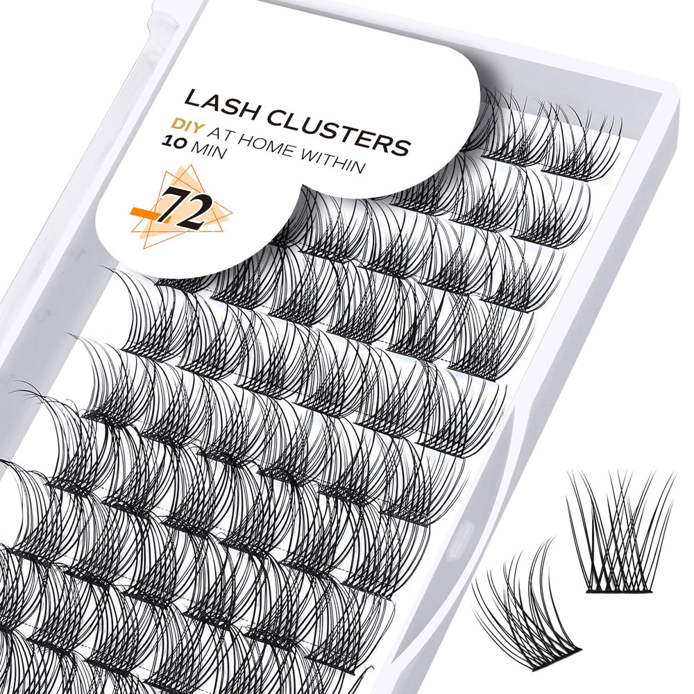 B&Qaugen clústeres de pestañas: caja 72, aspecto natural