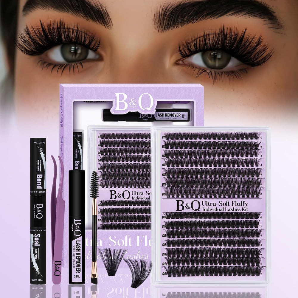 BandQaugen kit de pestañas fluffy 280 piezas para looks versátiles en casa