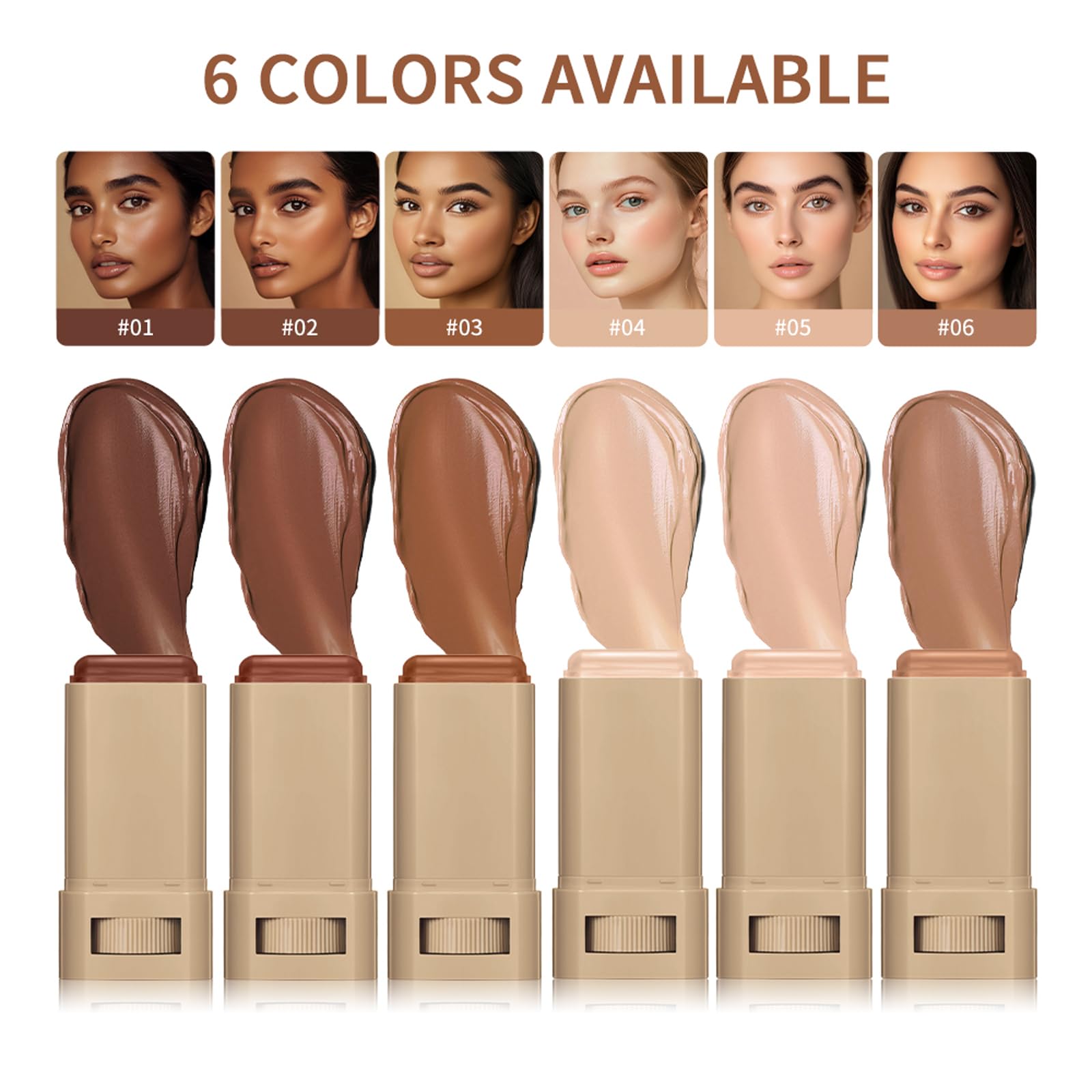 Cobertura modulable con Bangfeng Beauty Balm Serum Stick