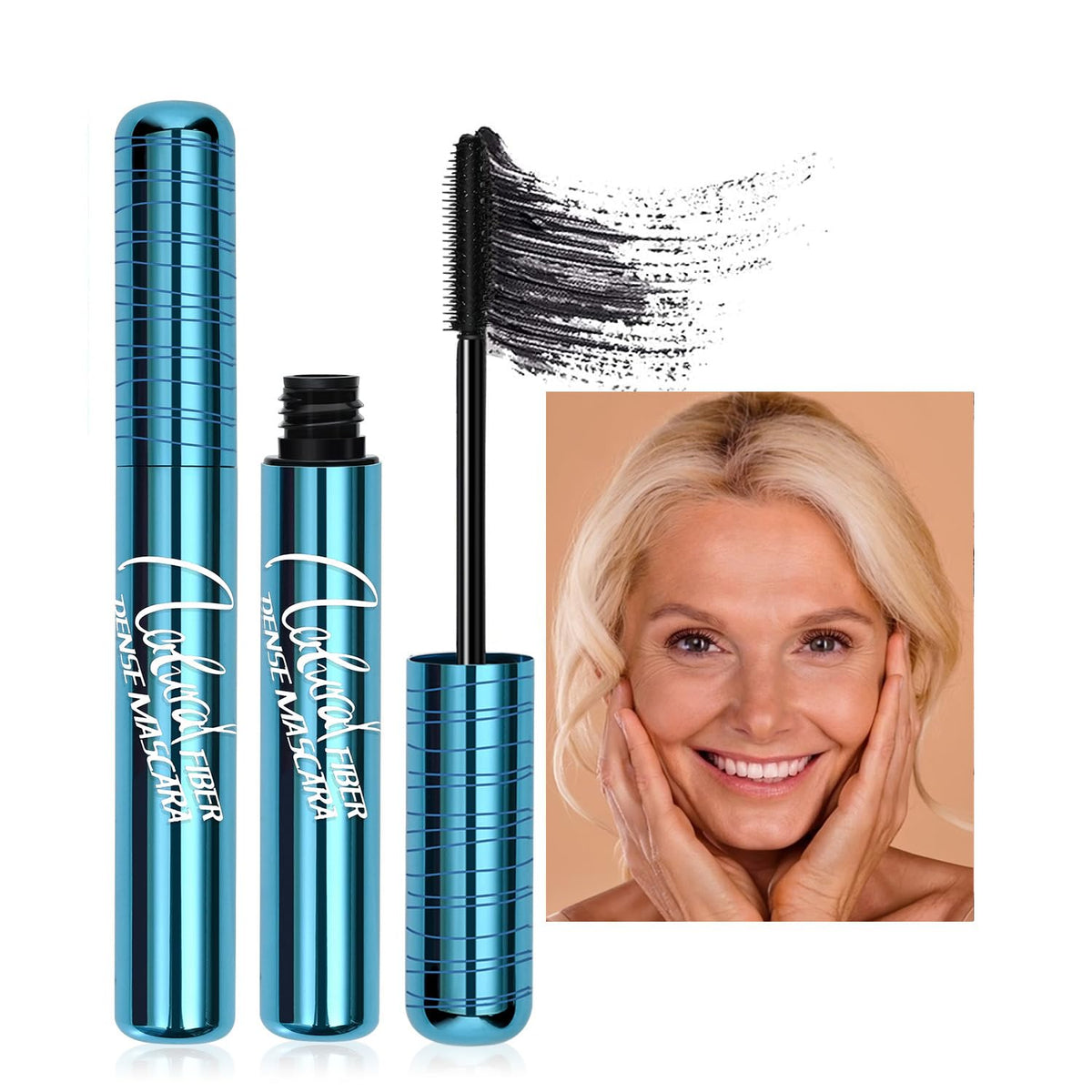 Bangfeng Dos Paquetes Mascara: volumen resistente al agua para pestañas con acabado duradero
