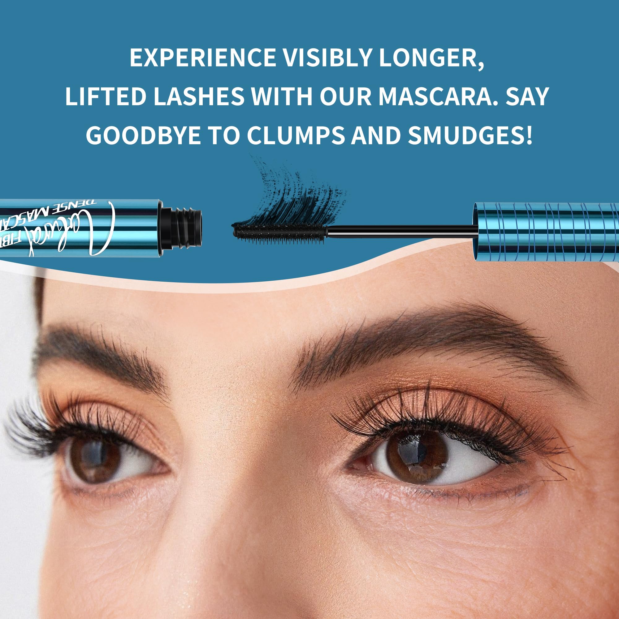 BANGFENG Mascara hipoalergenica-ocular: cuidado para ojos sensibles sin irritación.