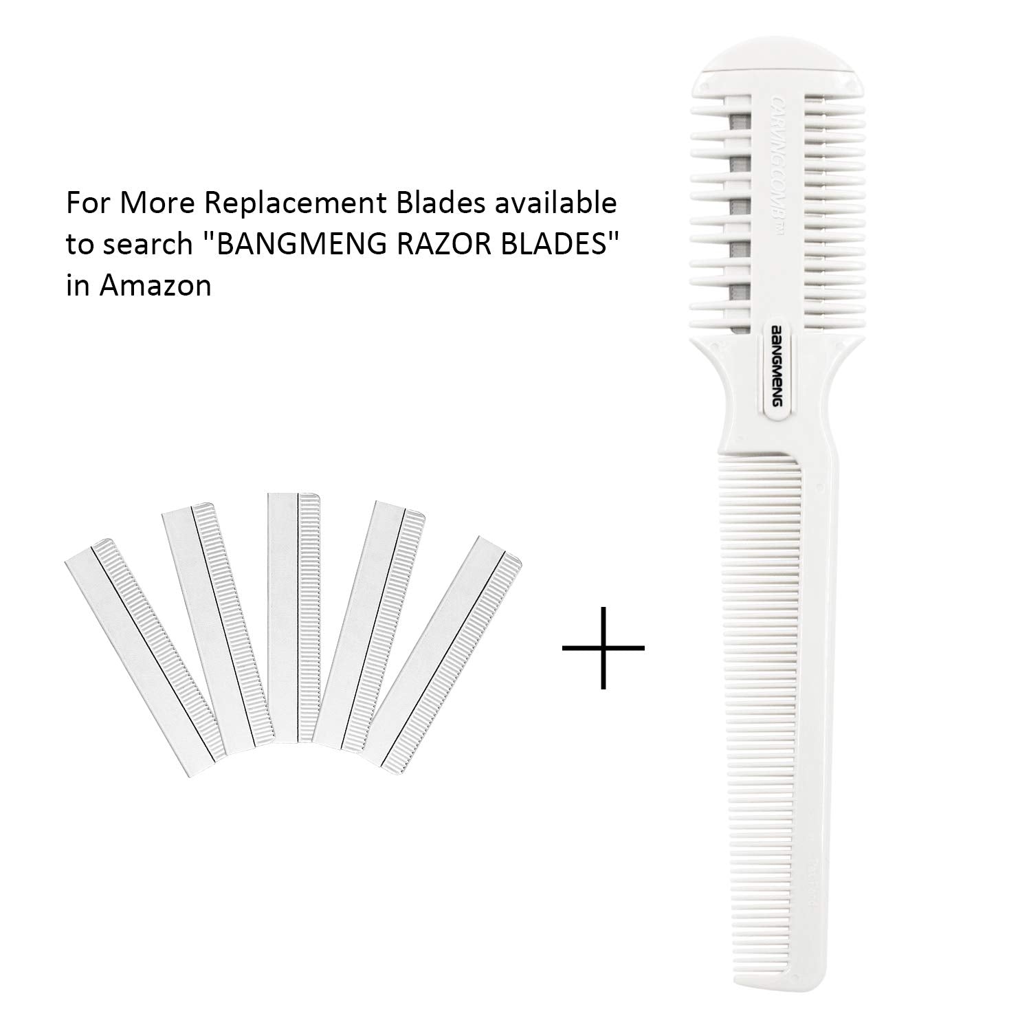 Bangmeng corte-puntas para desenredar y mejorar la textura del cabello.