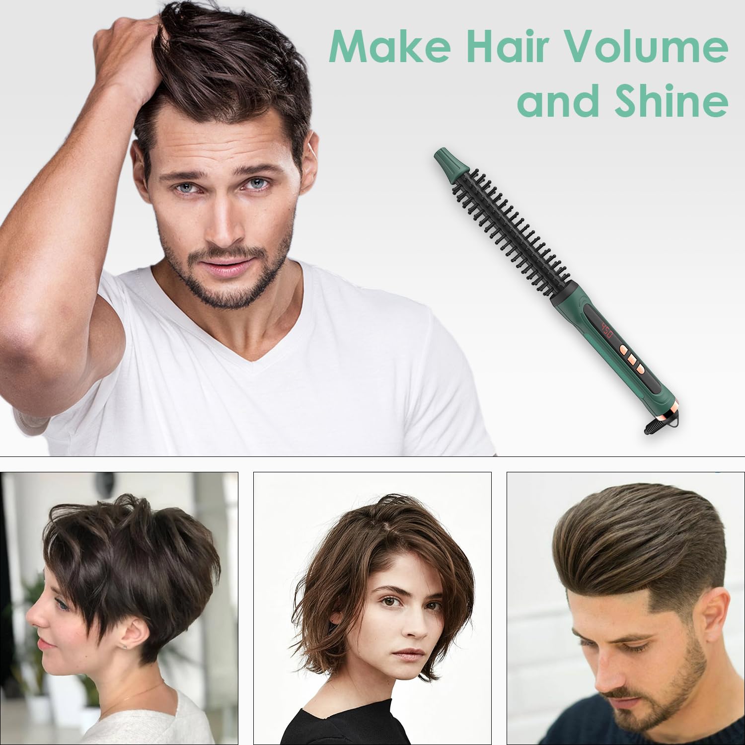 BANGMENG cepillo con 12 temperaturas para distintos tipos de cabello