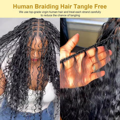 Bangxunk longitud variable 14–30 pulgadas para trenzas largas
