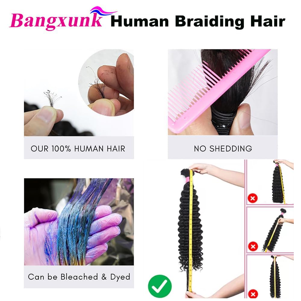 Bangxunk cabello teñible con rizo, opción de color sin perder brillo
