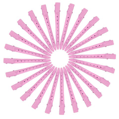 Pinzas metálicas rosadas resistentes a la oxidación para uso diario.