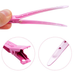 Conjunto de 24 pinzas Bantoye ganso rosa, ideal para salones y casa