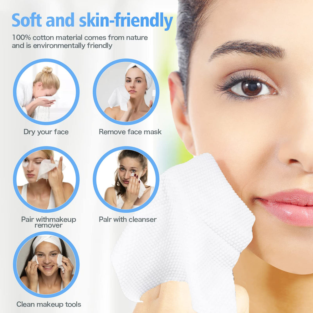 BanYakong tela de algodón multiuso para cuidado de la piel y maquillaje.
