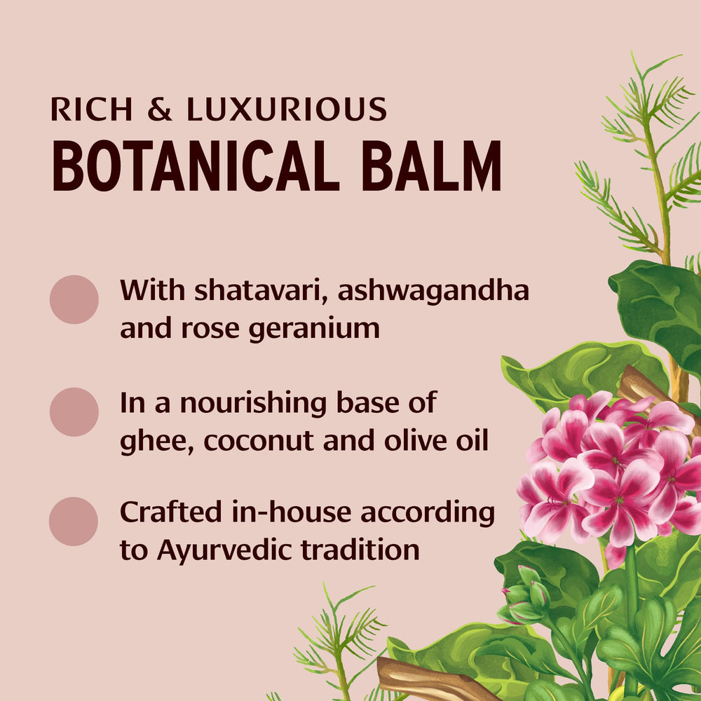 Beauty Balm Banyan Botanicals, visage et corps, soin hydratant quotidien.