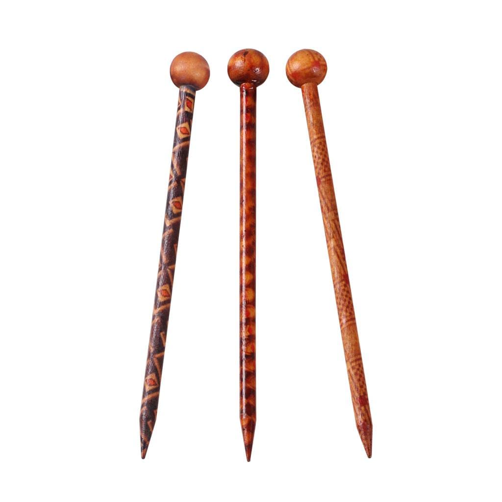 Baoblaze palillos de 13 cm para moños y coletas rápidas.