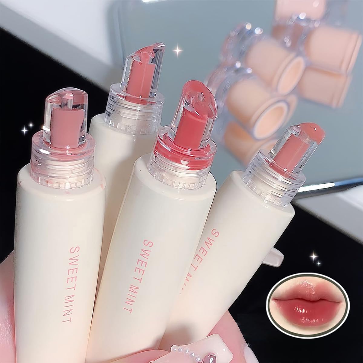 Baorder conjunto labial jelly en caja, brillo hidratante para cualquier ocasión.