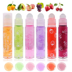 Baorder durazno aplicador rodante: brillo labial transparente que hidrata y suaviza.