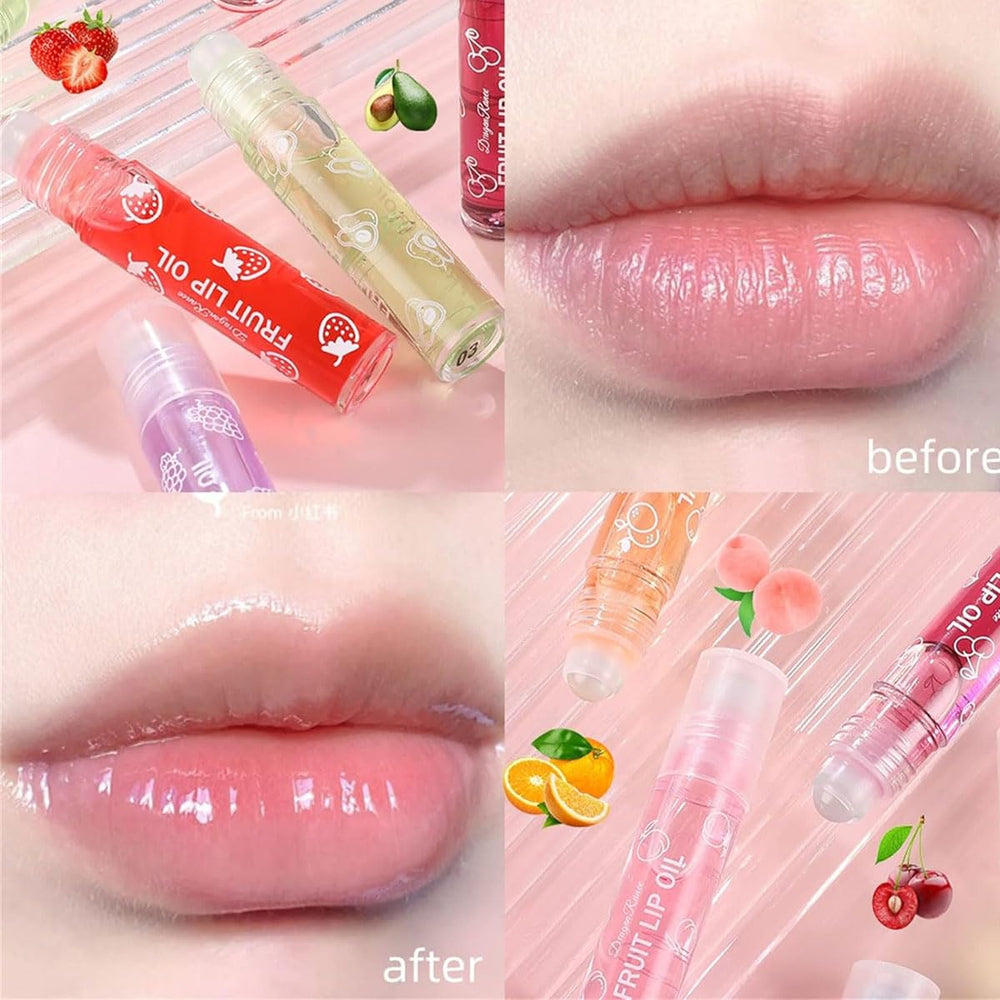 Baorder uva aplicador rodante: brillo translúcido para labios suaves y flexibles.