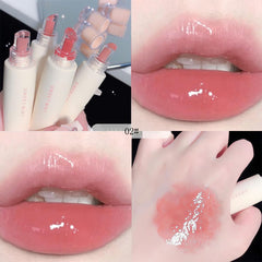 Baorder textura jelly cremosa desliza suave sobre labios sedosos.
