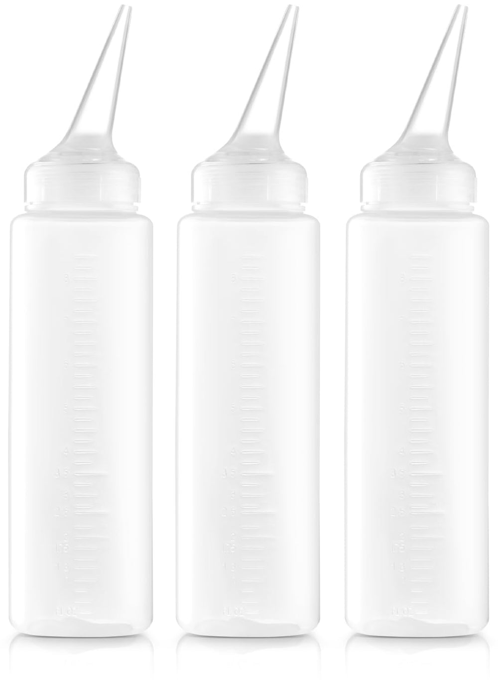 Bar5F botellas aplicadora con punta angulada para una aplicación precisa de color.