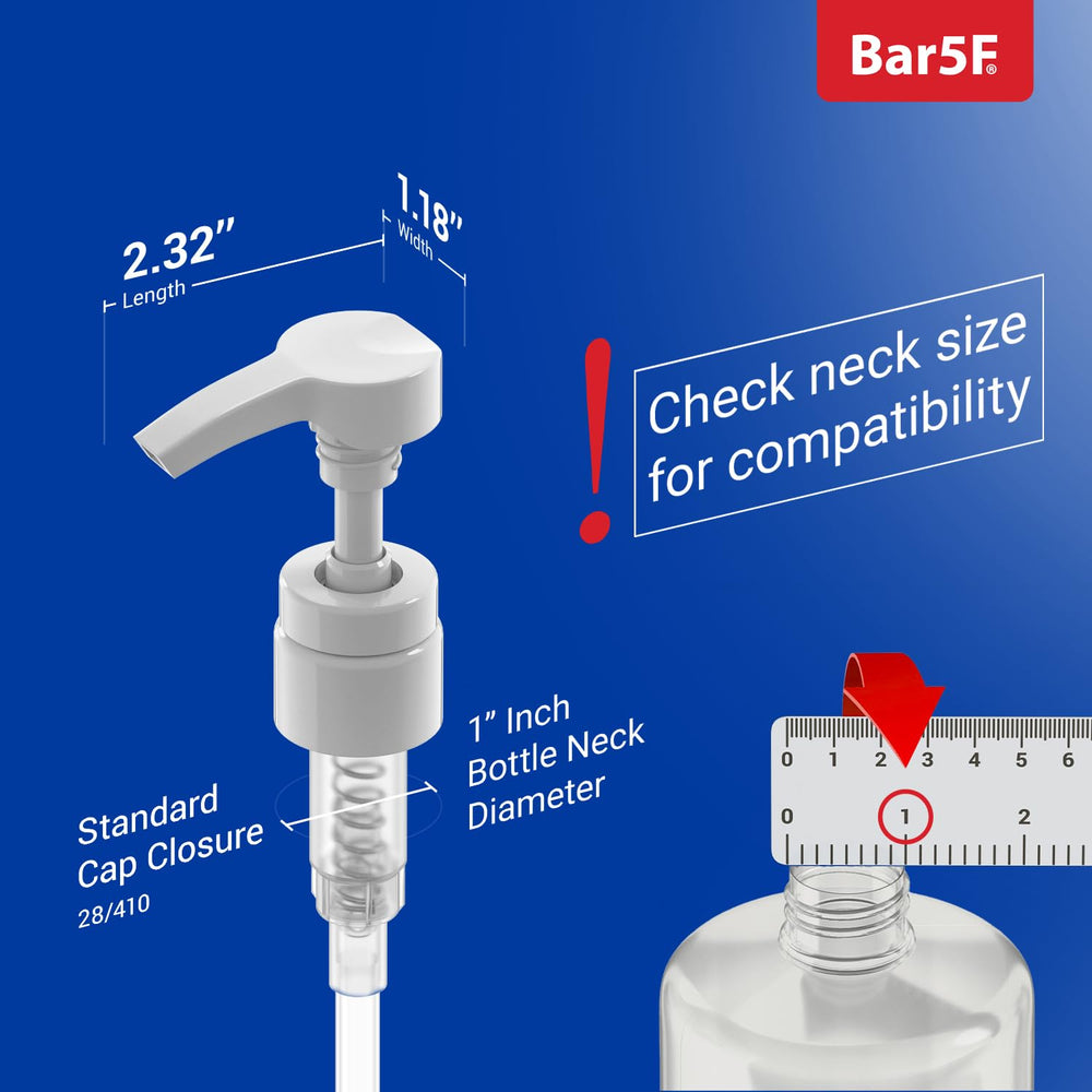 Bar5F cuello 28 mm, compatibilidad universal