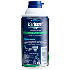 Barbasol Crème à raser Aloe épaisse et riche, pack de 12 prêt pour la routine.