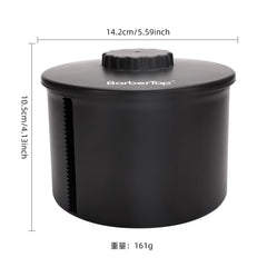 BARBERTOP diseño compacto, fácil de ubicar en mesas de trabajo.