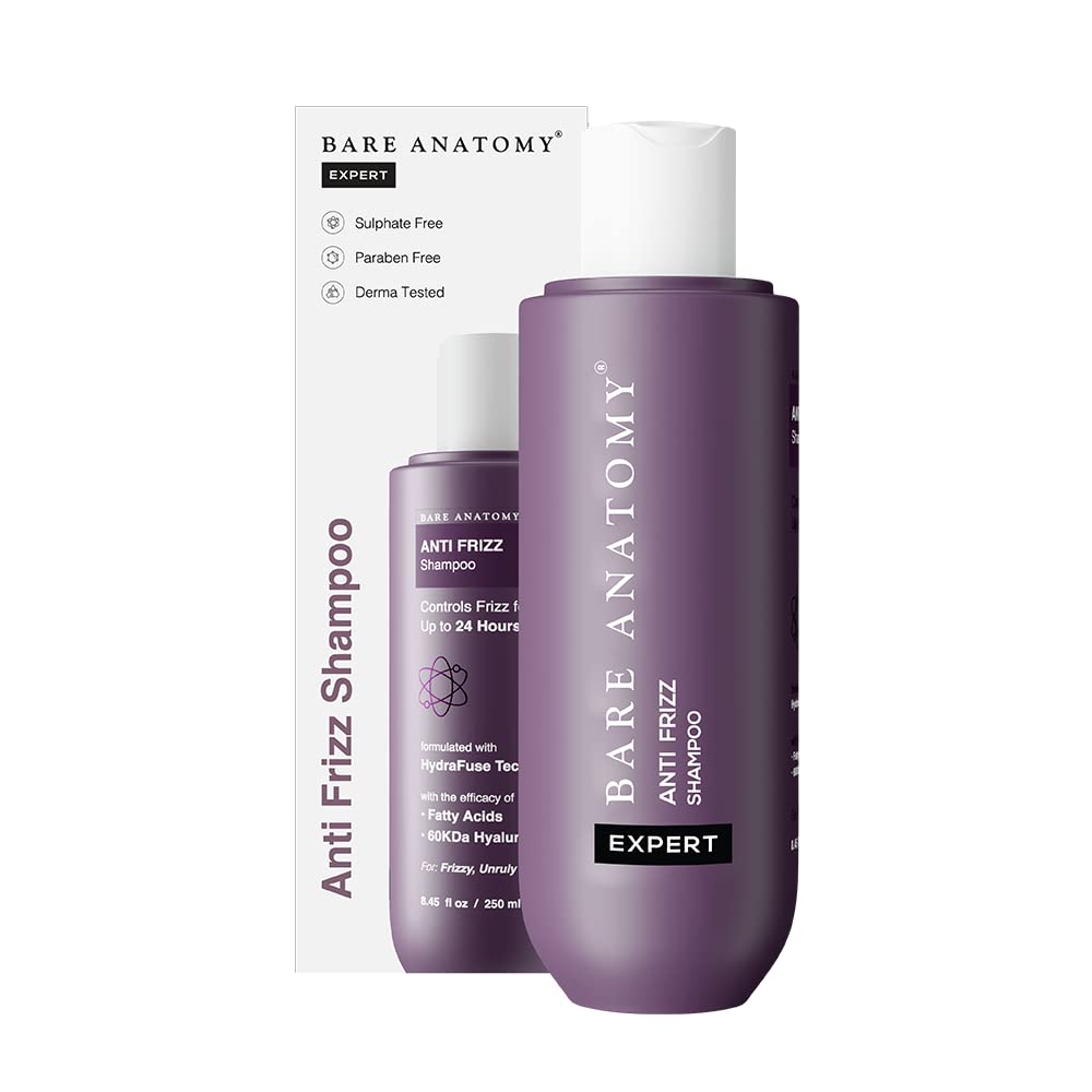 Bare Anatomy champú antifrizz en botella de 250 ml para rizos definidos