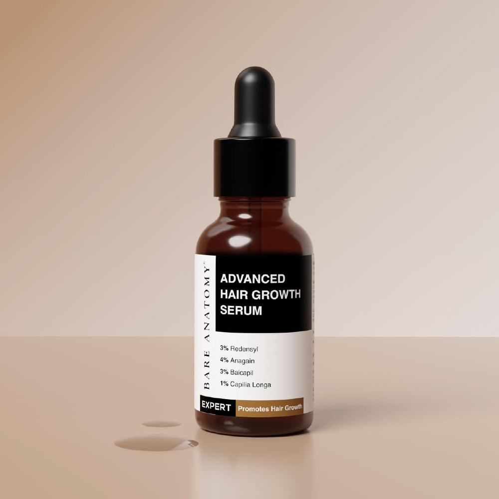 Bare Anatomy Serum mejora la densidad capilar gracias a Anagain y Baicapil
