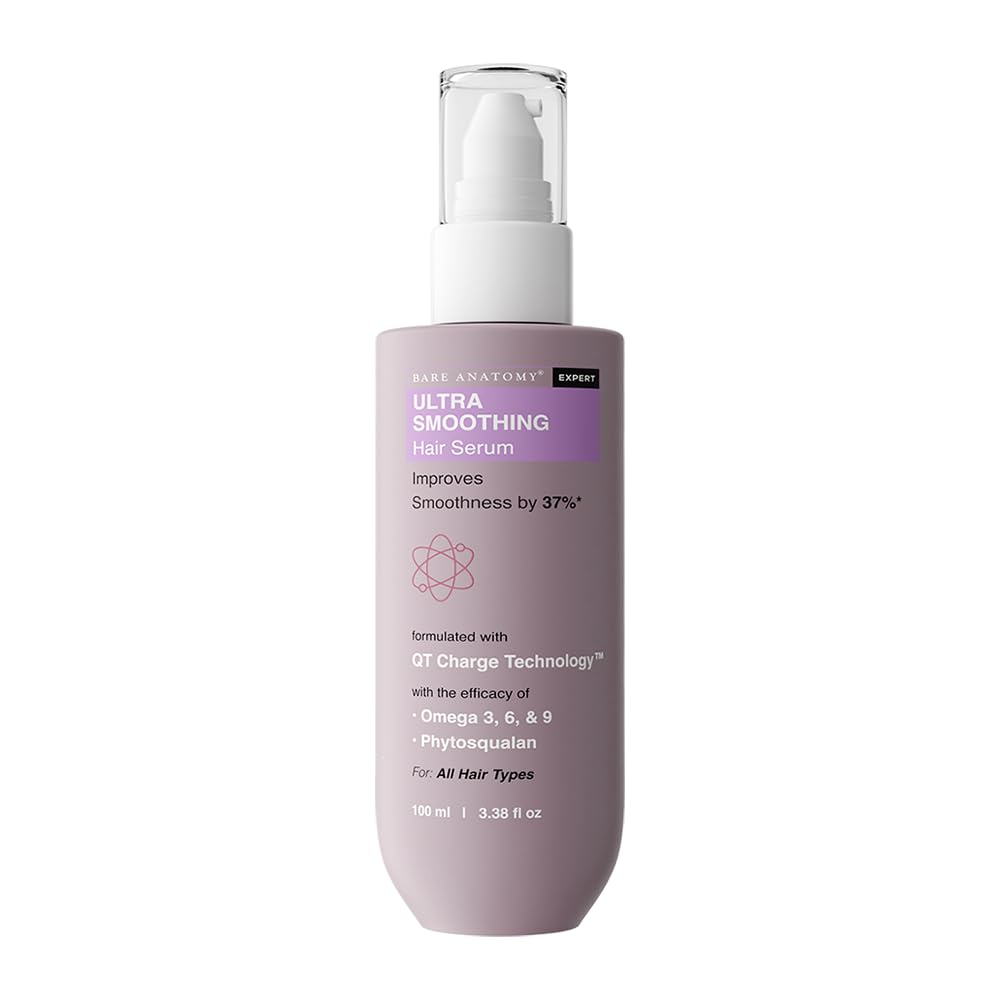 Bare Anatomy Suero Ultra Suavizante: botella mostrando hidratación suave para cabello.