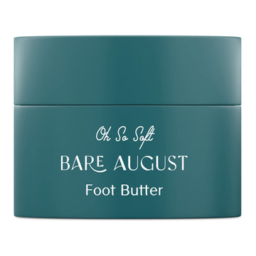 Bare August balm para talones, suavidad inmediata y confort diario.
