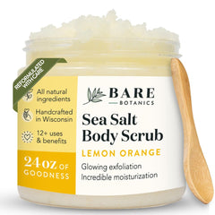 Bare Botanics exfoliante corporal limón y naranja con exfoliación suave