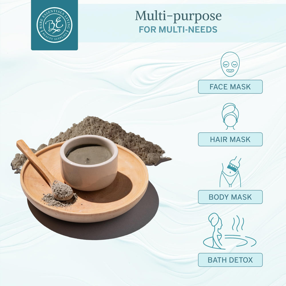 Bare Essentials Living detox bain argile: soin detox corporel relaxant
