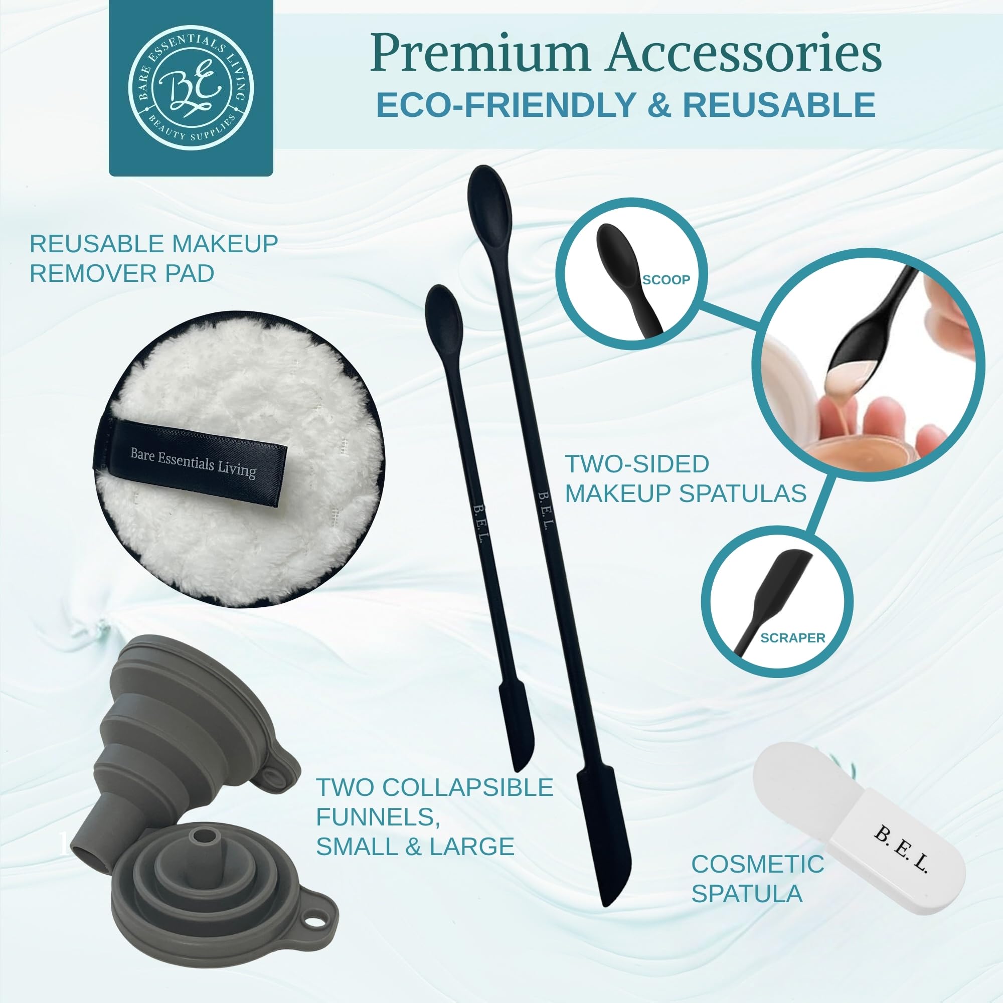 Espatula maquillaje Bare Essentials Living para transferir productos