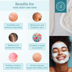 Bare Essentials Living Kaolín Blanco desodorante natural suave.