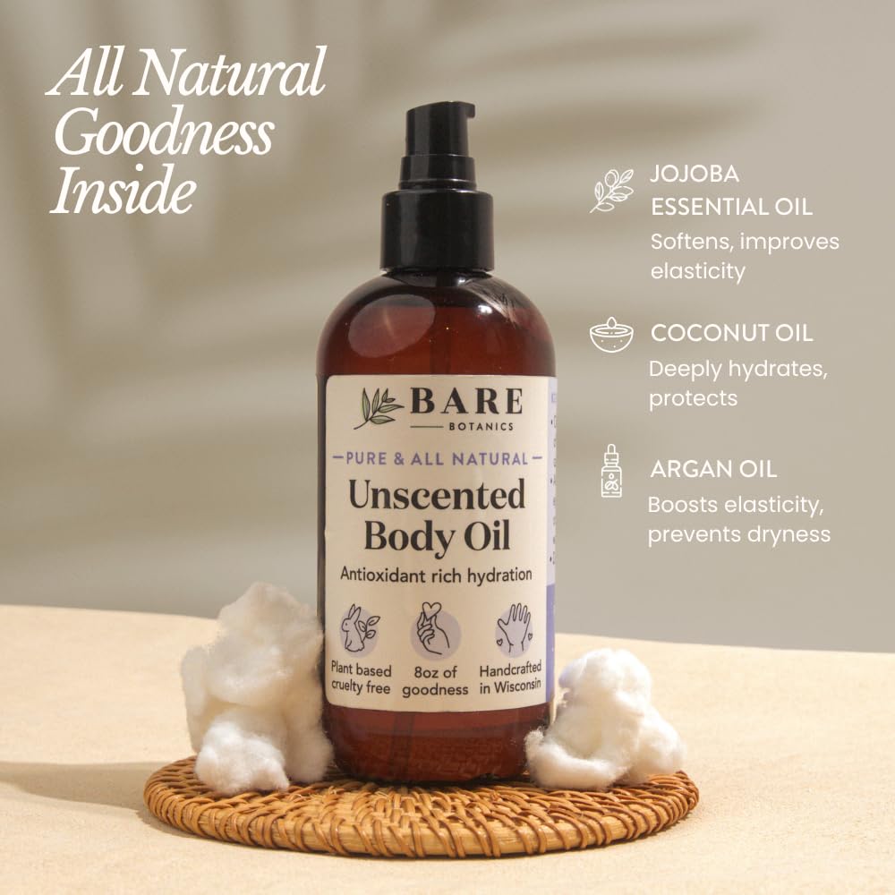 BARE BOTANICS Hidratación de piel: piel más suave tras la ducha.