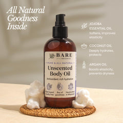 BARE BOTANICS Hidratación de piel: piel más suave tras la ducha.