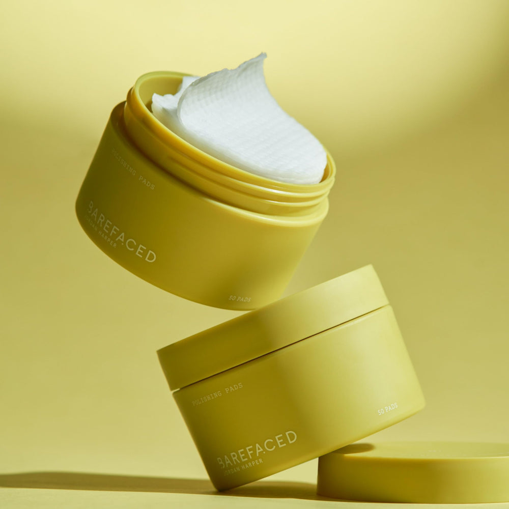 Barefaced ingredientes con ácido glicólico para renovación suave de la piel.