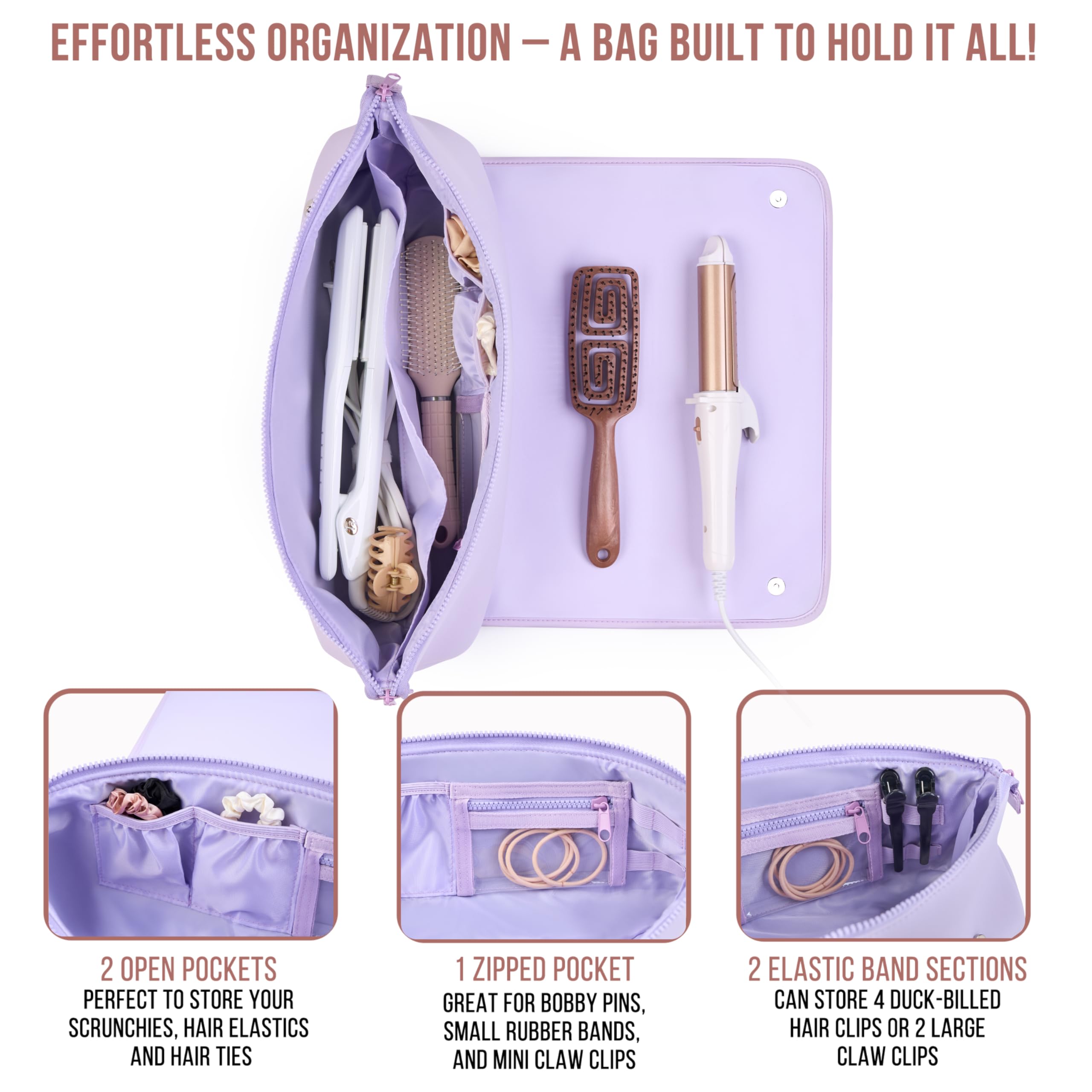 Barefoot Caribou es compatible con marcas populares de herramientas capilares.