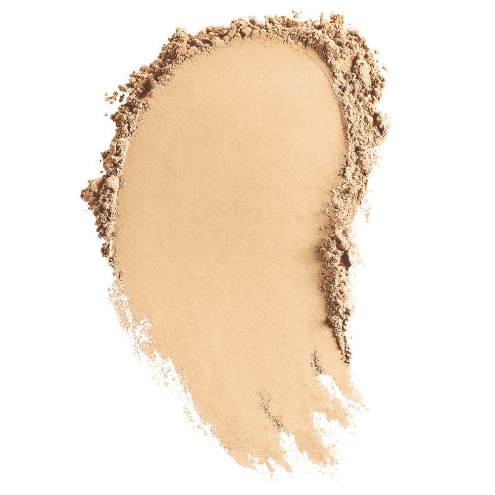 Aplicación de polvo ligero para cobertura natural de BareMinerals.