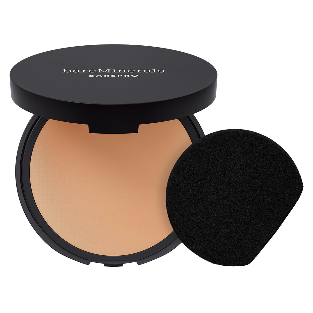 BareMinerals BarePro polvos compactos para aplicación suave y cobertura uniforme.