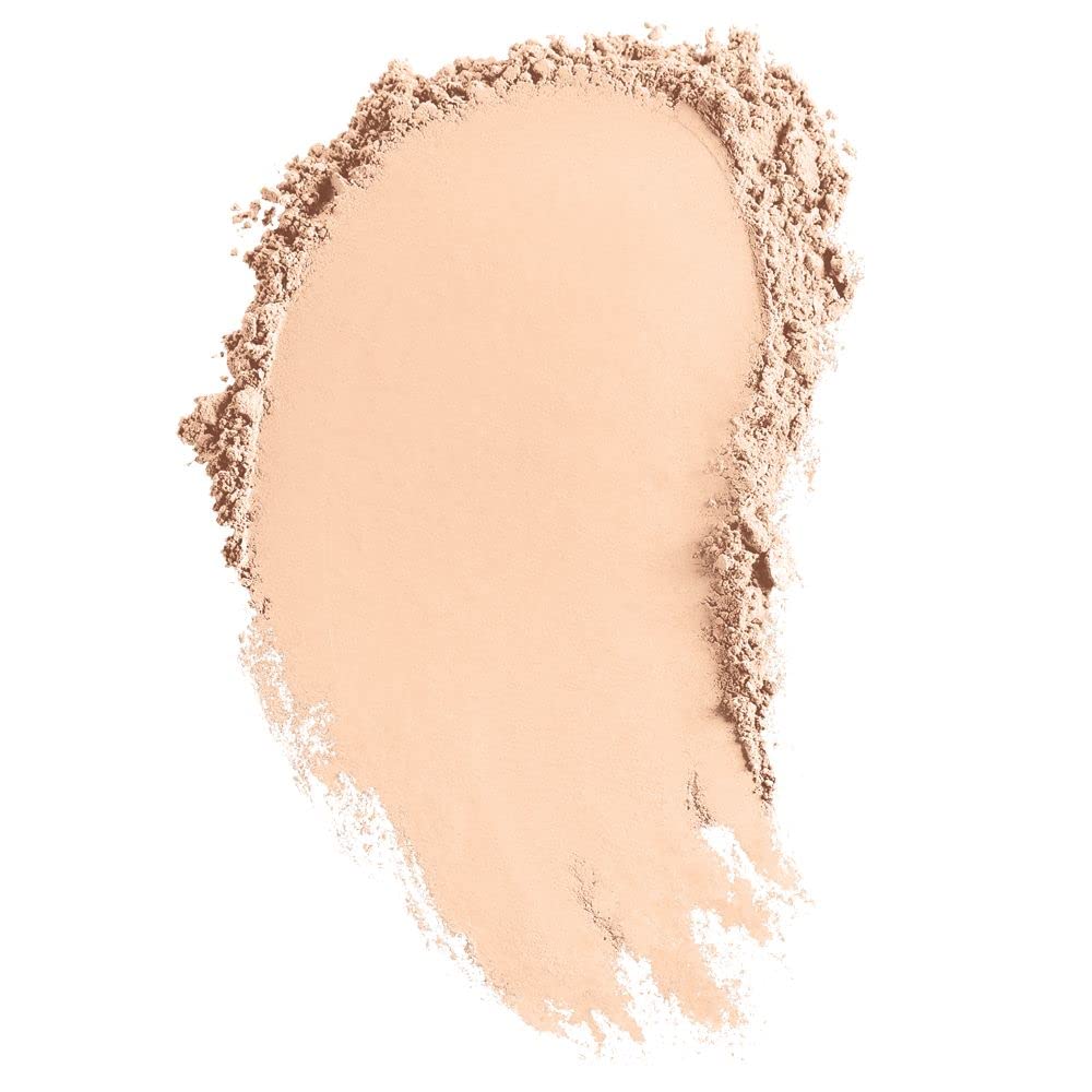 bareminerals base en polvo suelta, aplicación con brocha suave para acabado natural