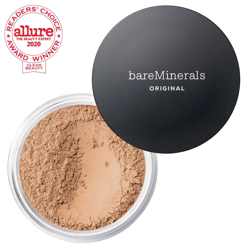 bareminerals Original base suelta SPF 15, fórmula no comedogénica y sin talco.