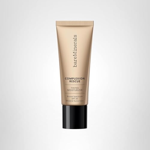 Con acido hialuronico BareMinerals Complexion Rescue para hidratación