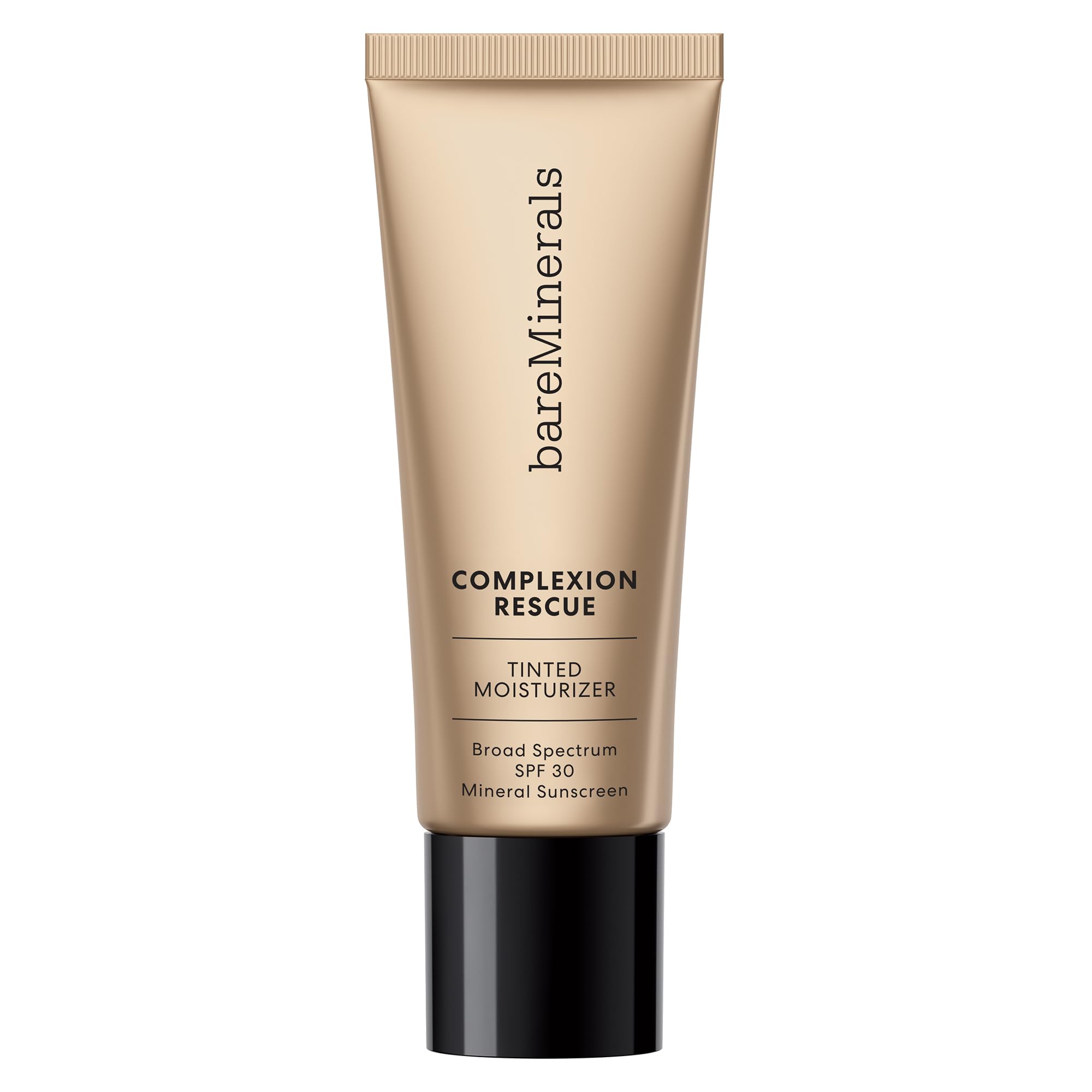 bareMinerals Complexion Rescue: botella con SPF 30 para protección diaria.