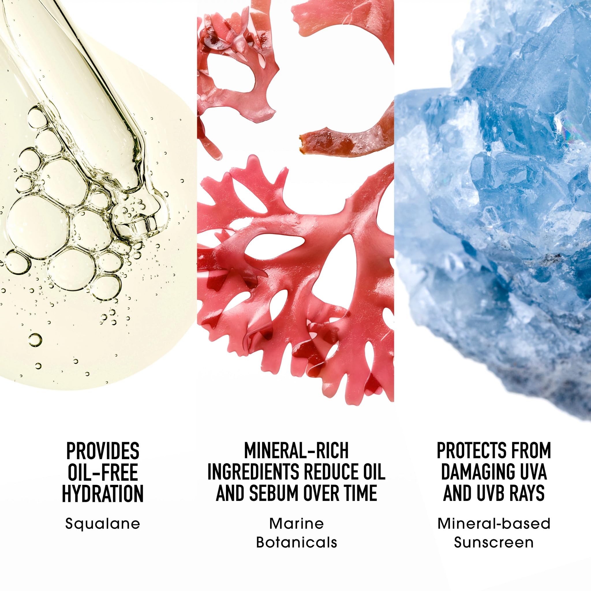 Control de brillos con bareMinerals Complexion Rescue para piel grasa.